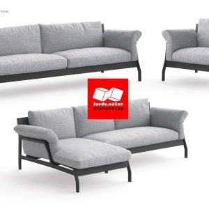 Suedu Sofa 01+ Armchairs