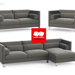 Suedu Sofa 01+ Armchairs