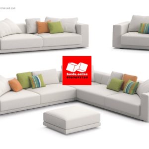 Suedu Sofa 01+ Armchairs