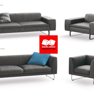 Suedu Sofa 01+ Armchairs