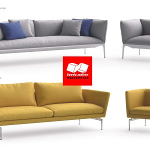 Suedu Sofa 01+ Armchairs
