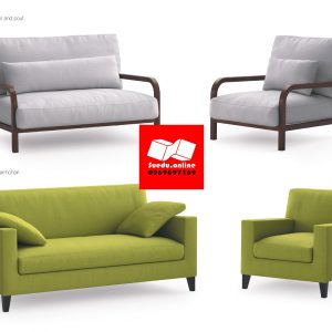Suedu Sofa 01+ Armchairs
