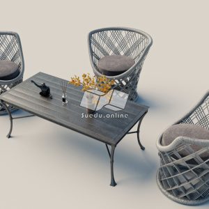 SUEDU_CHAIR+TABLE+OUTDOOR (VIP MEMBER)