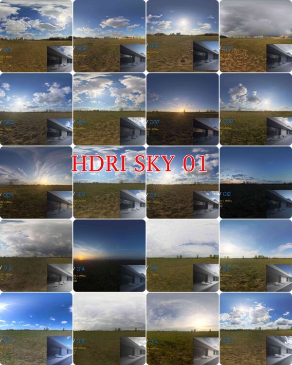 HDRI - SKIES - SUEDU ST - PART.01