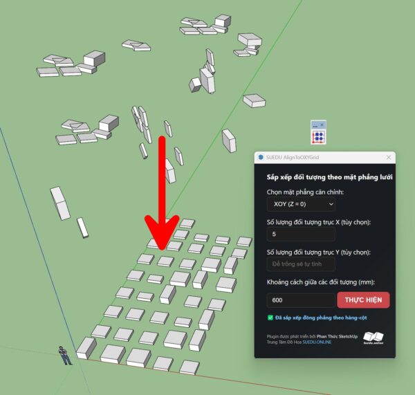 Plugin SUEDU_AlignToOXYGrid